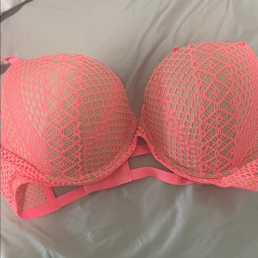 Victoria's Secret Pink Lace Padded Bra